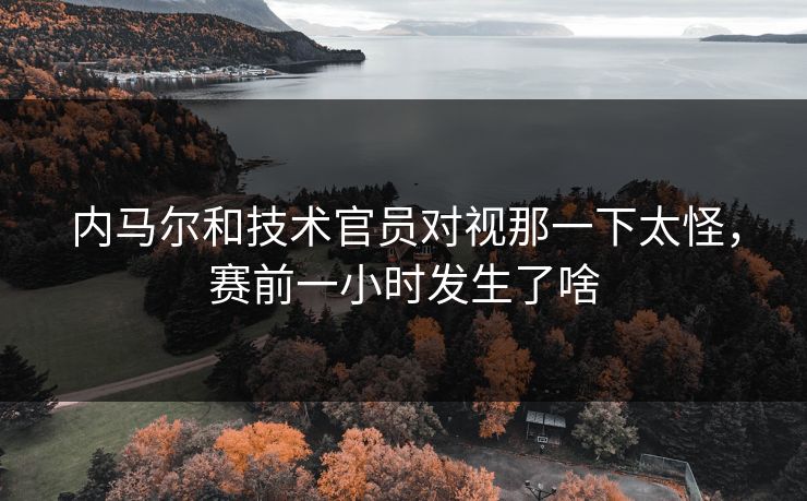 内马尔和技术官员对视那一下太怪，赛前一小时发生了啥